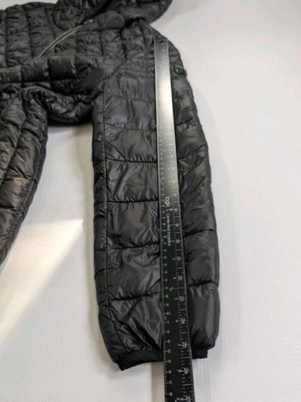 Noize Stella Black Puffer Jacket Coat XL Lightweight Cruelty-Free - Picture 13 of 16